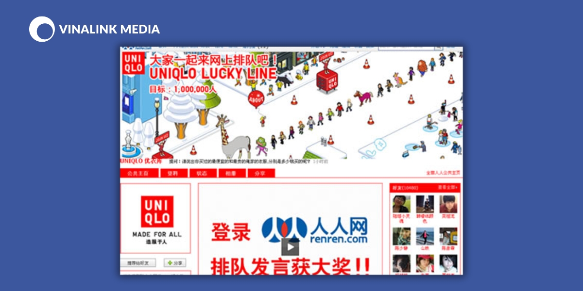 Uniqlo tiếp cận khách hàng bằng nhiều phương thức khác nhau